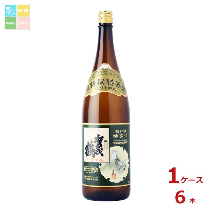 賀茂鶴 特別本醸造 超特撰特等酒1.8L瓶×1ケース（全6本）送料無料