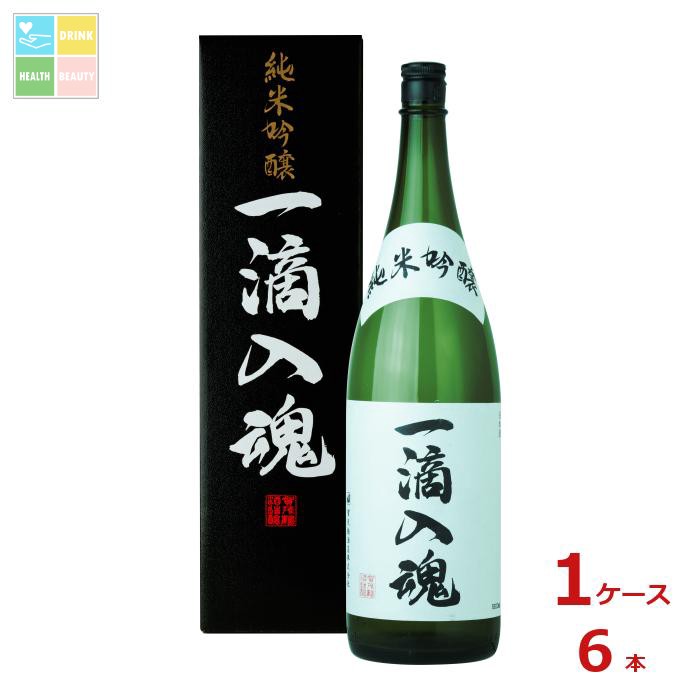 賀茂鶴 純米吟醸 一滴入魂 IN-A1 1.8L瓶×1ケース（全6本）送料無料