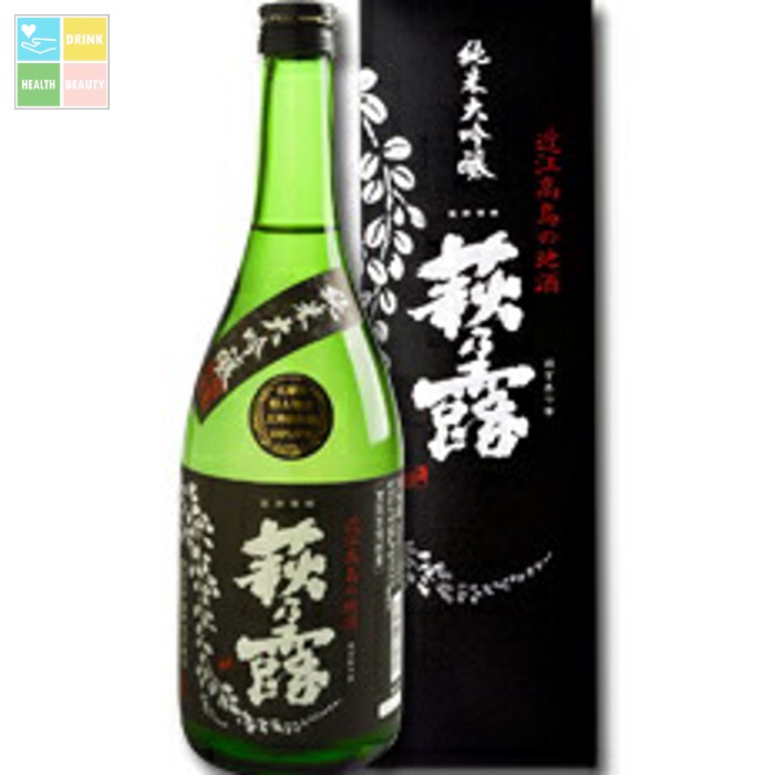 滋賀県 福井弥平商店 萩乃露 純米大吟醸 黒ラベル720ml×3本セット（箱付） 送料無料 10,775円