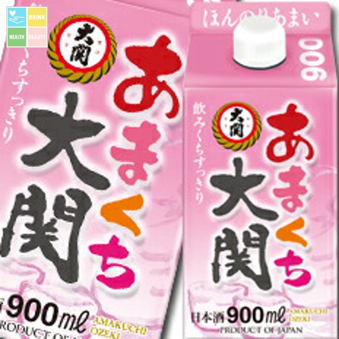 大関 あまくち大関900mlパック×2ケース（全12本） 送料無料 6,745円