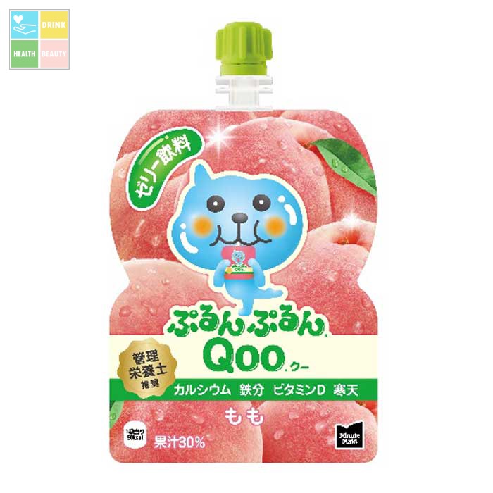 コカ コーラ ミニッツメイド ぷるんぷるんQoo もも125gパウチ×2ケース(全60本) 送料無料|うまいもん屋 美美健康サルーテ
