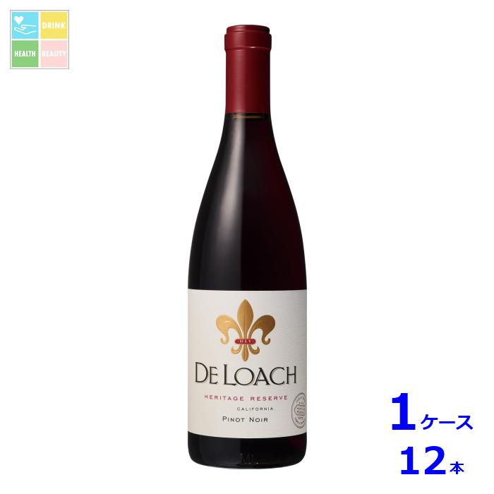 デ ローチ ピノ ノワール 赤 2022 750ml瓶×1ケース（全12本） 送料無料