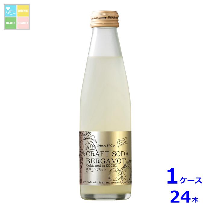 マルカイ Dean&Co. 高知ベルガモットソーダ195ml瓶&times;1ケース（全24本）送料無料｜うまいもん屋　美美健康サルーテ
