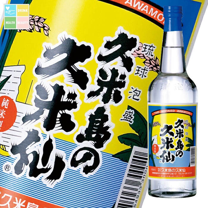 泡盛 久米島の久米仙 30度 600ml瓶×2ケース(全24本) 送料無料|うまいもん屋 美美健康サルーテ