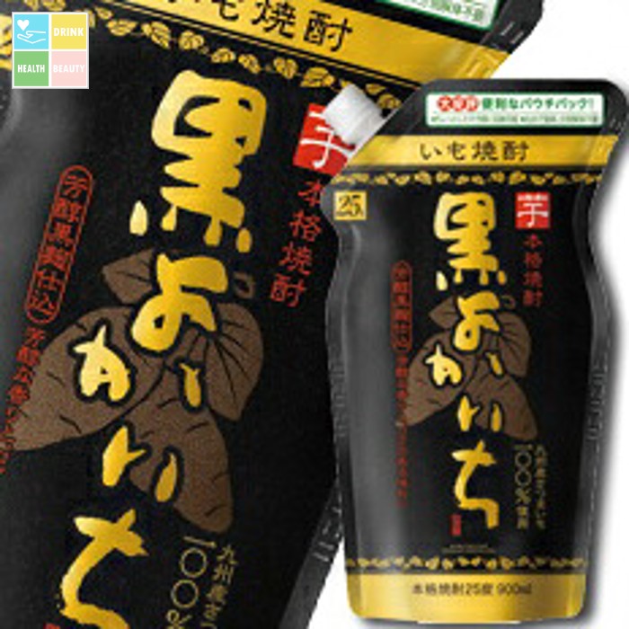 宝酒造 本格焼酎「黒よかいち」（芋）25度エコパウチ900ml×1ケース（全6本） 送料無料