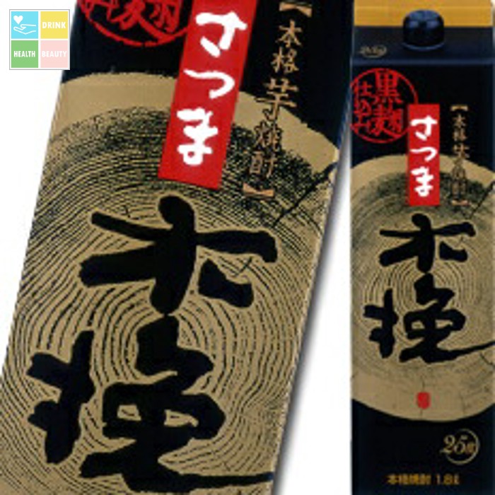 雲海酒造 25度本格芋焼酎 さつま木挽黒麹1.8Lパック×1ケース（全6本） 送料無料