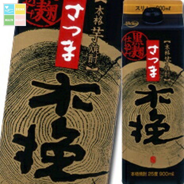 雲海酒造 25度本格芋焼酎 さつま木挽黒麹仕込み900mlスリムパック&times;2ケース（全12本） 送料無料｜うまいもん屋　美美健康サルーテ