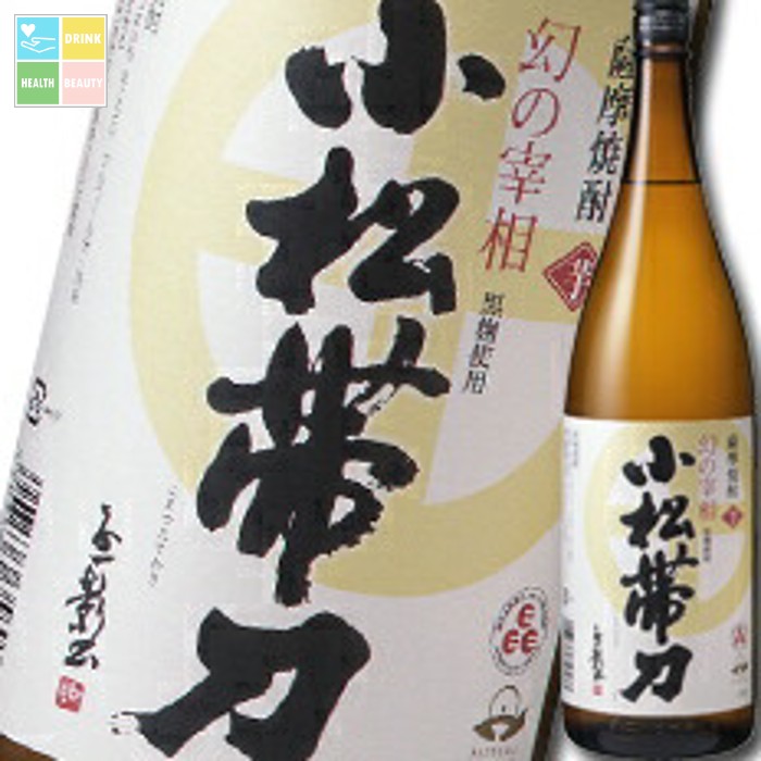 吹上焼酎 小松帯刀（芋）1.8L瓶&times;1ケース（全6本） 送料無料｜うまいもん屋　美美健康サルーテ