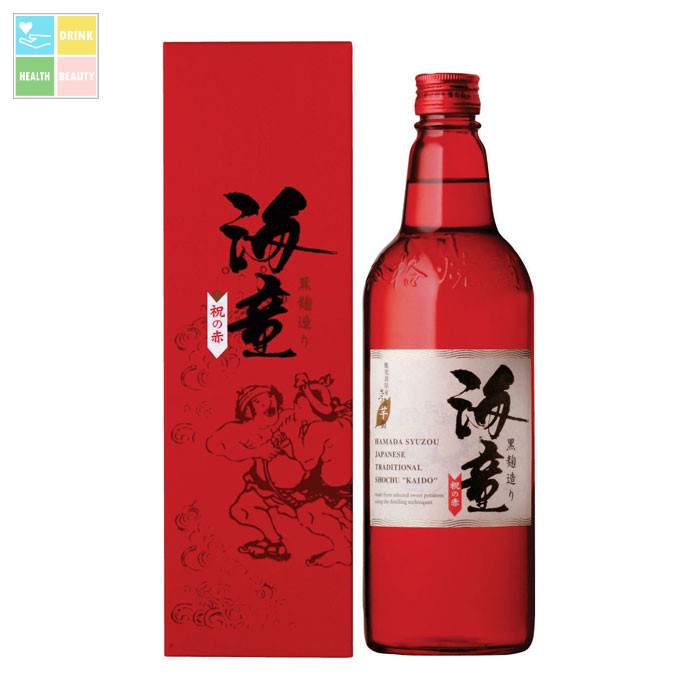 濱田酒造 25度 海童祝の赤（箱付）720ml瓶×2ケース（全12本） 送料無料