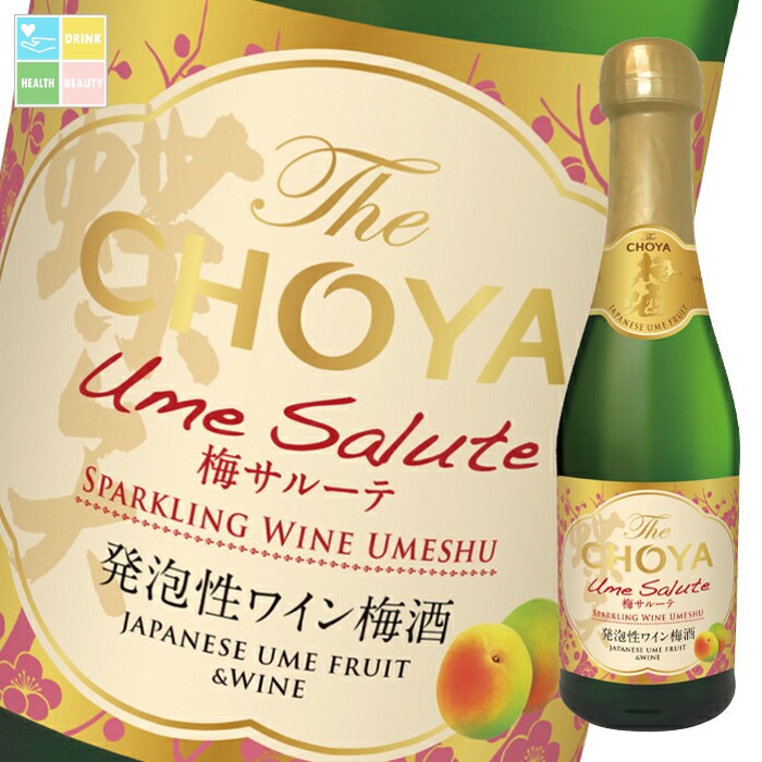 チョーヤ 梅酒 The CHOYA 梅サルーテ 200ml 瓶×2ケース（全24本） 送料無料