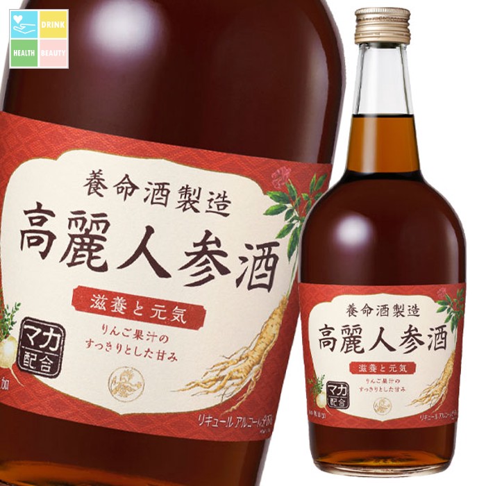 高麗人参酒☆人参３本・ナツメ5個入り、未開封 養命酒製造 高麗人参酒 200ml×3本 – 成城石井.com