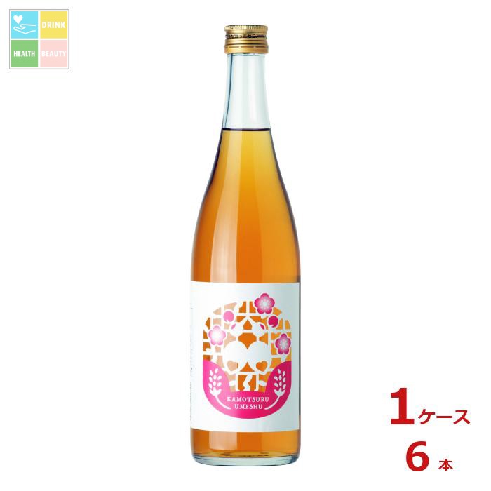 賀茂鶴 純米酒仕込み梅酒720ml×1ケース(全6本)送料無料