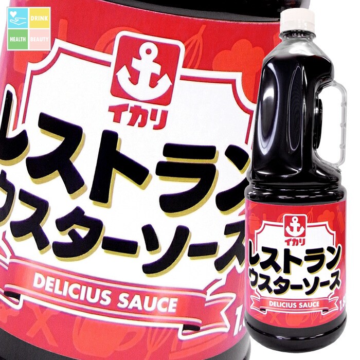 先着限りクーポン付 イカリソース レストランウスターソース1.8Lハンディパック×1ケース（全6本） 送料無料【co】 4,295円
