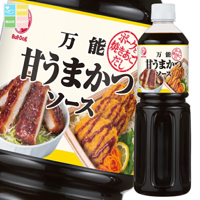 先着限りクーポン付 ブルドックソース ブルドック 万能甘うまかつソース1190g×2ケース（全12本） 送料無料【co】