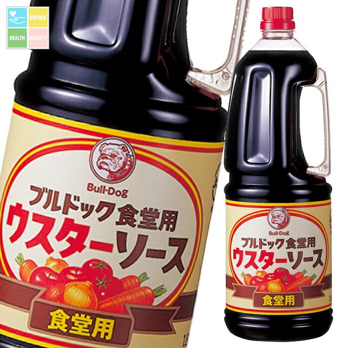 先着限りクーポン付 ブルドックソース ブルドック 食堂用ウスターソース1.8Lハンディパック×1ケース（全6本） 送料無料【co】