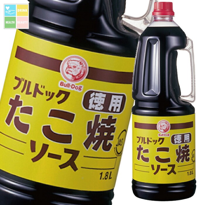先着限りクーポン付 ブルドックソース ブルドック 徳用たこ焼ソース1.8Lハンディパック×2ケース（全12本） 送料無料【co】