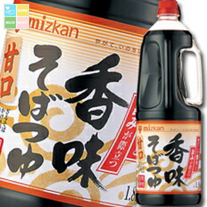 先着限りクーポン付 ミツカン 香味そばつゆ 甘口ハンディペット1.8L×2ケース（全12本） 送料無料【co】