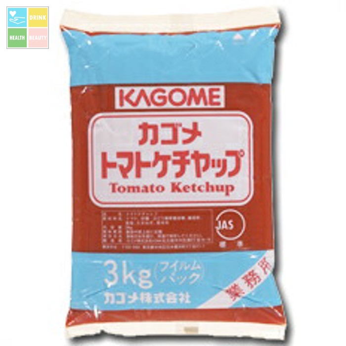 先着限りクーポン付 カゴメ トマトケチャップ標準3kgフィルムパック×1ケース（全4本） 送料無料【co】