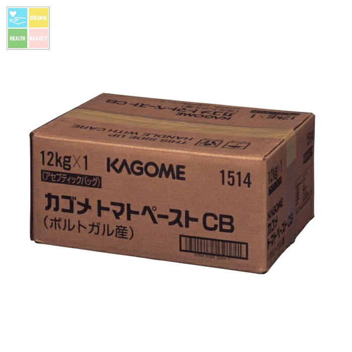 先着限りクーポン付 カゴメ トマトペースト ポルトガル産 コールドブレイク製法12kgパック&times;1本 送料無料【co】｜うまいもん屋　美美健康サルーテ