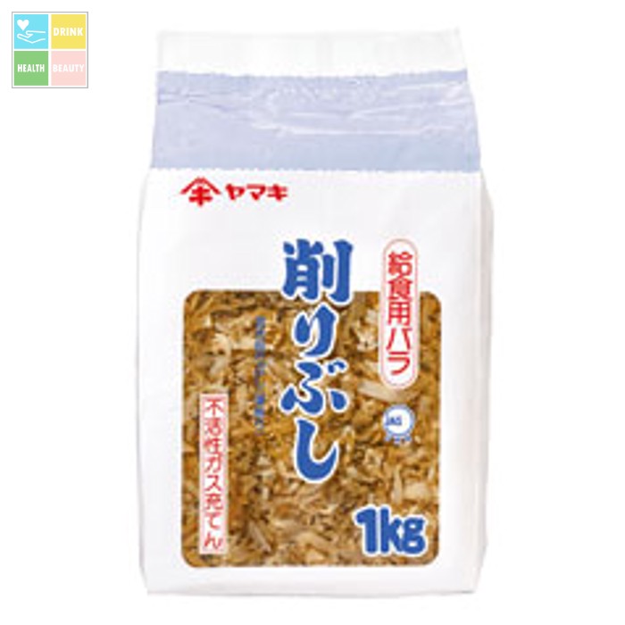 ヤマキ 削りぶし 給食用バラ1kg×2ケース(全8本) 送料無料|うまいもん屋 美美健康サルーテ