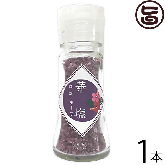 テクノグリーン 琉球華塩 (はなまーす) パープル 20g×1個 沖縄 土産 人気 調味料 天然塩 シークワーサー 使用 送料無料