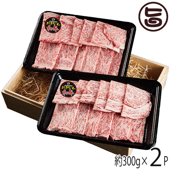 ギフト 箱入り おもろ企画 おきなわ和牛 リブロース 焼肉 300g×2P 沖縄 土産 人気 沖縄県産 国産 牛肉 贈答用 贈り物|旨いもんハンター