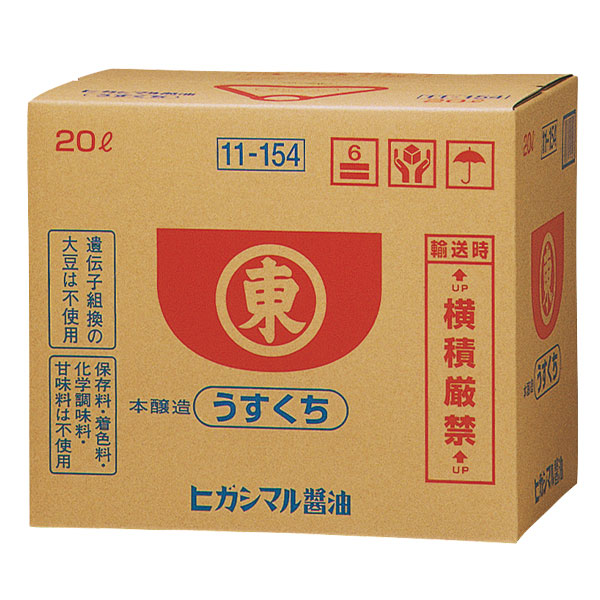 【限定品】 楽天市場】ヒガシマル 菊印 送料無料 うすくちしょうゆ18L缶×1本 しょうゆ