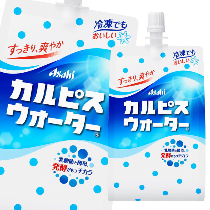 楽天市場 送料無料 アサヒ カルピスウォーター300g口栓付パウチ 3ケース 全90本 近江うまいもん屋