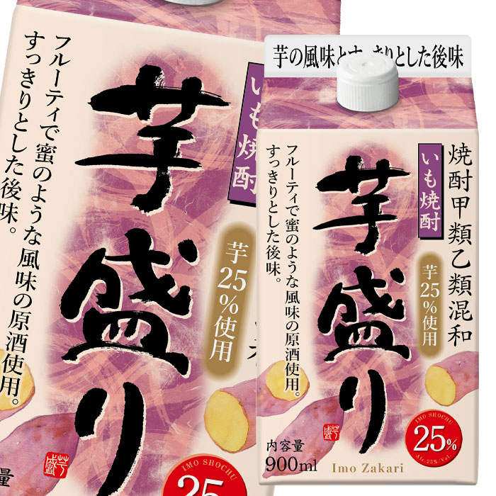 合同 芋盛り25度 900mlパック×2ケース（全12本） 送料無料