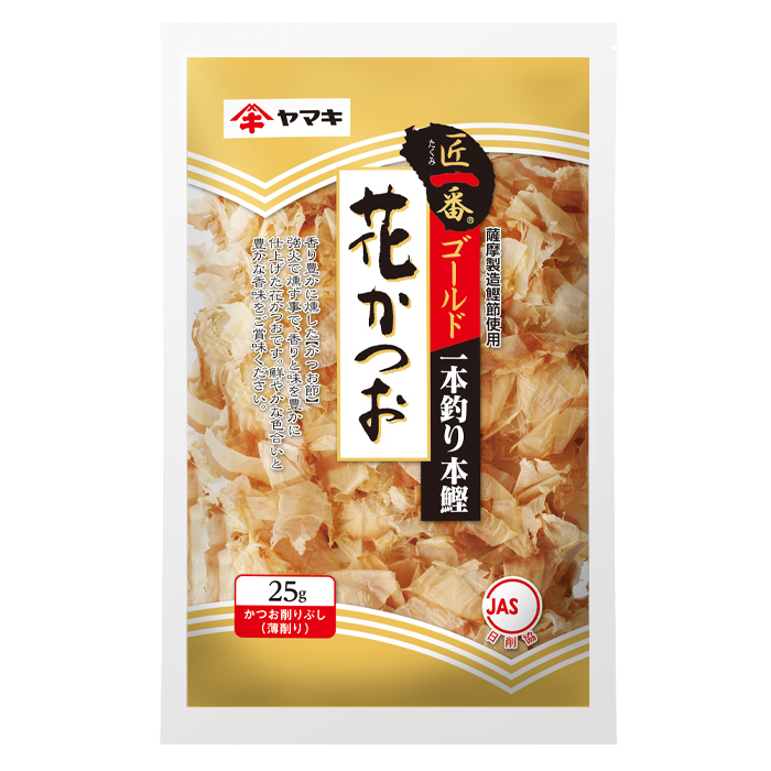 【楽天市場】ヤマキ 匠一番 薩摩産花かつおゴールド25g×1ケース