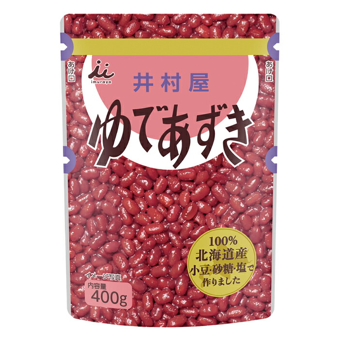 楽天市場】井村屋 北海道EO-T2ゆであずき200g×2ケース（全48本） 送料