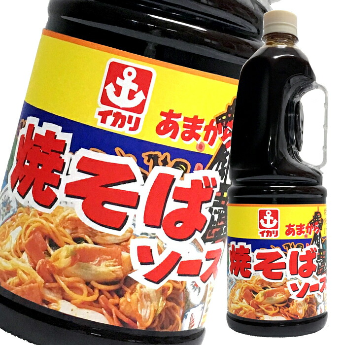 先着限りクーポン付 イカリソース あまから焼そばソース2.1kgハンディパック×1ケース（全6本） 送料無料【co】