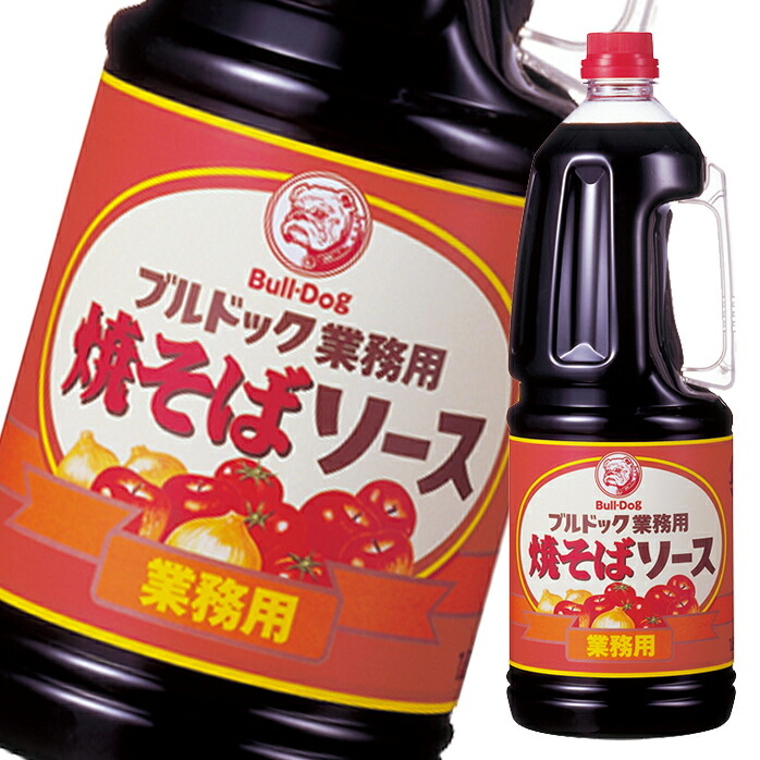 先着限りクーポン付 ブルドックソース ブルドック 業務用焼そばソース1.8Lハンディパック&times;2ケース（全12本） 送料無料【co】｜近江うまいもん屋