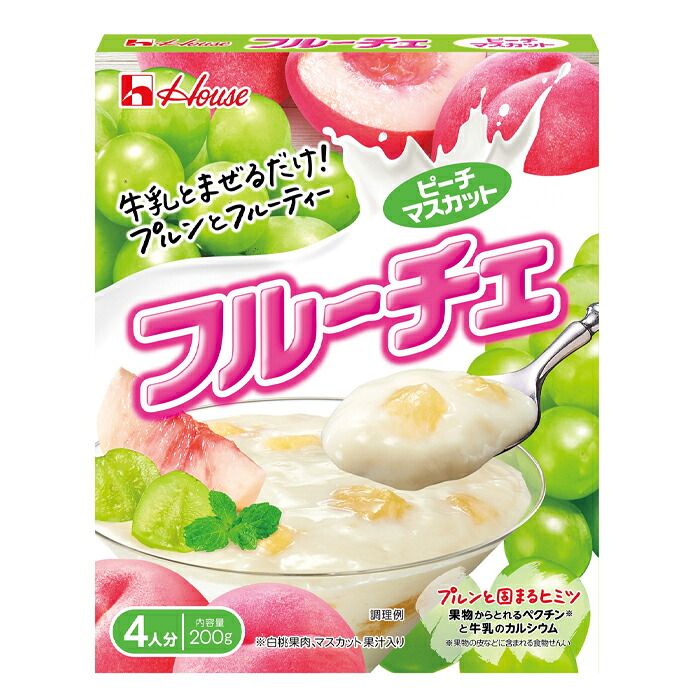 先着限りクーポン付 ハウス フルーチェ ピーチマスカット200g×2ケース（全120本） 送料無料【co】 19,360円