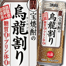 宝酒造 宝焼酎の烏龍割り480ml缶×1ケース（全24本） 送料無料