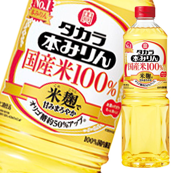 シンプルでおしゃれ 【送料無料】京都・宝酒造 タカラ本みりん18L缶×1本【sm】 通販 宝酒造 タカラ本みりん 国産米100% 純米 らくらくボトル 500ml×12本