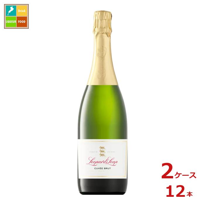 レオパーズ リープ キュヴェ ブリュット 白・泡750ml瓶×2ケース（全12本）送料無料 13,589円