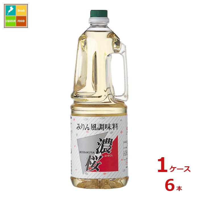 九重味淋 みりん風調味料 濃桜1.8Lハンディーペット×1ケース（全6本）送料無料