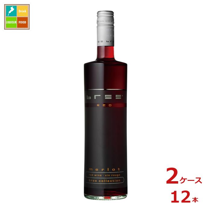 ブリー レッド メルロー 赤750ml瓶×2ケース（全12本） 送料無料