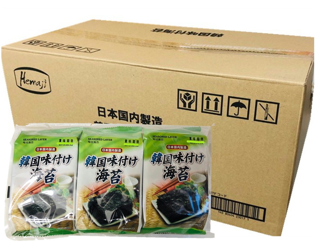 超美品の 韓国海苔８枚×24p １袋:12p×2袋 =192枚入りです seedpotatoes