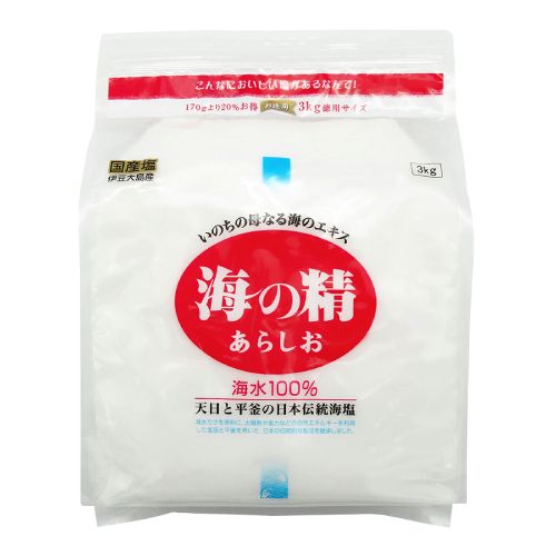海の精 あらしお（赤） （3kg） 【海の精】