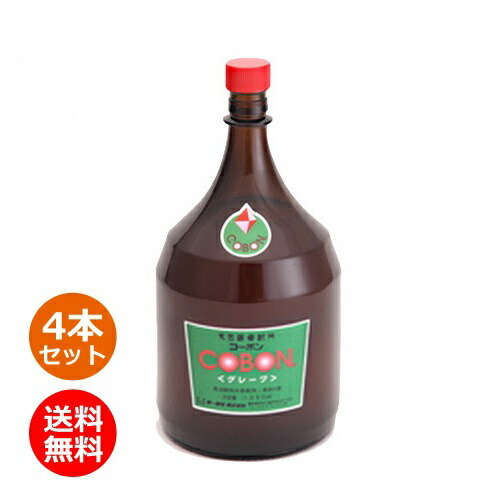 コーボン・ぶどう味 徳用サイズ 1800ml×4本セット ※全国送料無料 ※同梱・キャンセル・ラッピング不可【第一酵母】