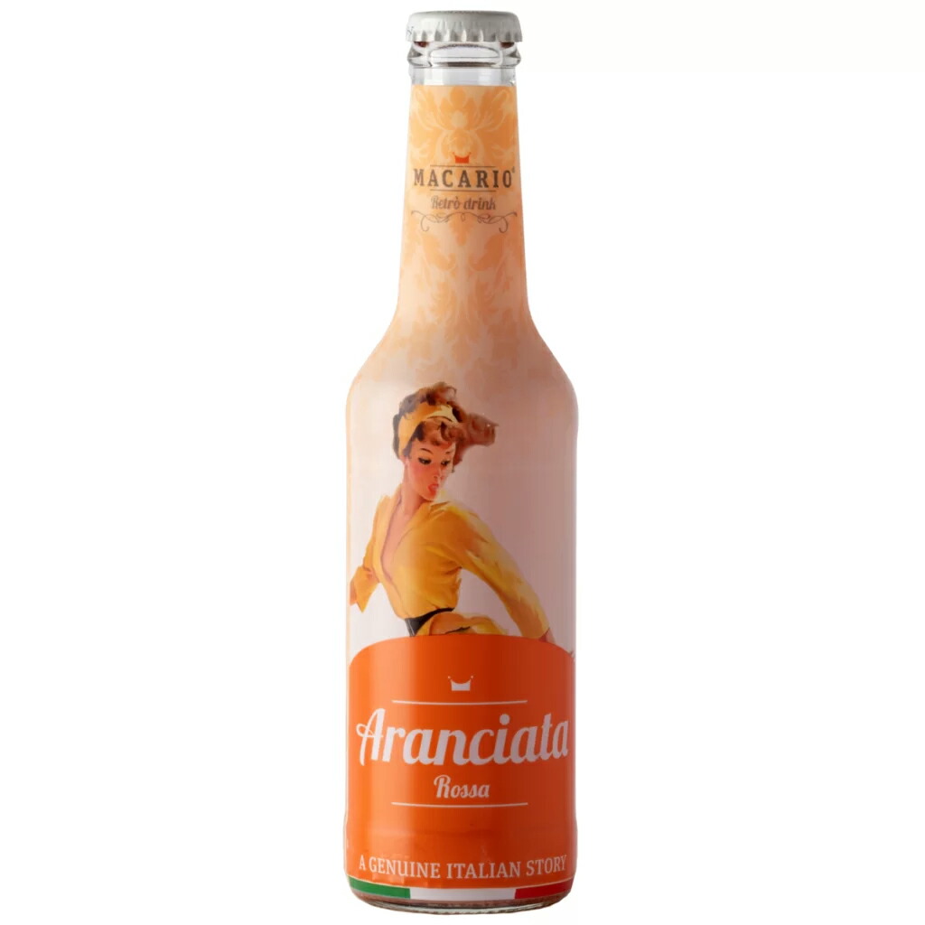 【24本(1ケース)】 マカリオ(MACARIO) アランチャータ・ロッサ 275ml ※ご自宅用※同梱不可
