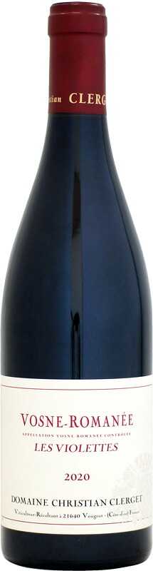 【クール配送】ドメーヌ・クリスチャン・クレルジェ ヴォーヌ・ロマネ レ・ヴィオレット [2020]750ml (赤ワイン)｜ウメムラ　Ｗｉｎｅ　Ｃｅｌｌａｒ