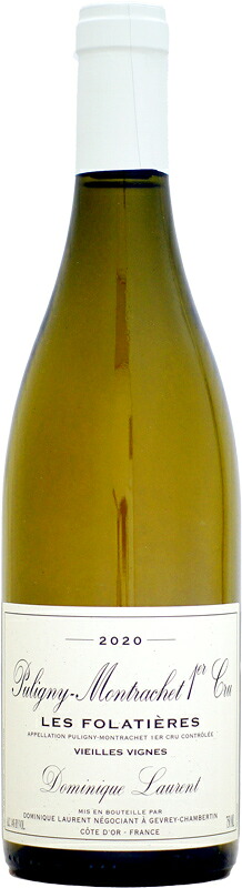 ドミニク・ローラン ピュリニー・モンラッシェ 1er レ・フォラティエール VV [2020]750ml (白ワイン)｜ウメムラ　Ｗｉｎｅ　Ｃｅｌｌａｒ
