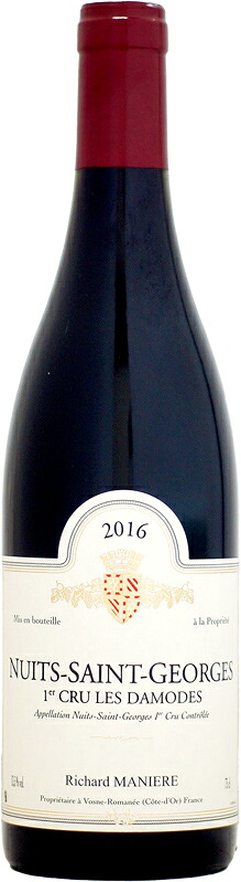 リシャール・マニエール ニュイ・サン・ジョルジュ 1er レ・ダモード [2016]750ml 20,100円