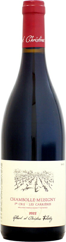 ジルベール・エ・クリスティーヌ・フェレティグ シャンボール・ミュジニー 1er レ・カリエール [2022]750ml｜ウメムラ　Ｗｉｎｅ　Ｃｅｌｌａｒ