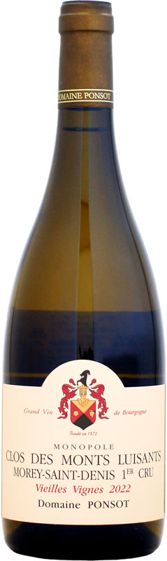 ドメーヌ・ポンソ モレ・サン・ドニ 1er クロ・デ・モン・リュイザン VV [2022]750ml (モノポール) (白ワイン)