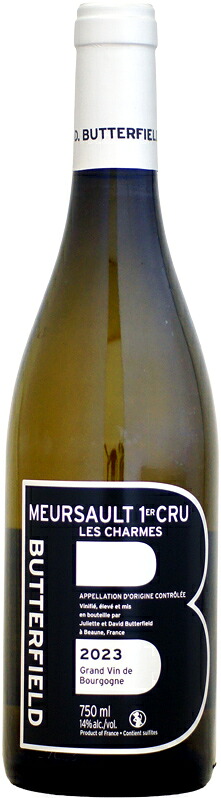 バターフィールド ムルソー 1er レ・シャルム [2023]750ml (白ワイン)｜ウメムラ　Ｗｉｎｅ　Ｃｅｌｌａｒ