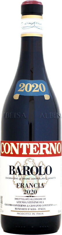 ジャコモ・コンテルノ バローロ・フランチャ [2020]750ml (赤ワイン)｜ウメムラ　Ｗｉｎｅ　Ｃｅｌｌａｒ